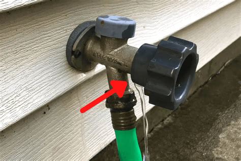 outdoor faucet leaking from anti siphon valve|How to Fix Outside Faucet Leaking Water (Anti